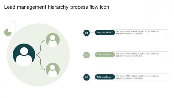 Lead Management Hierarchy Process Flow Icon