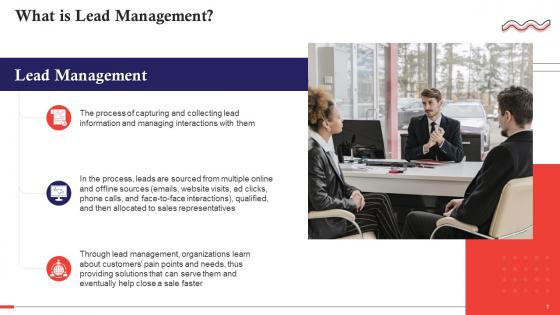 Lead Management In Sales Training Ppt