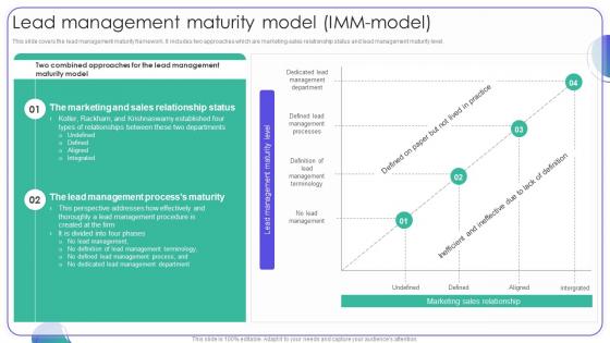 Lead Management Maturity Model IMM Model Strategies For Managing Client Leads