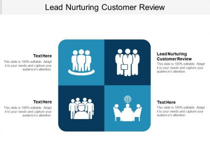 Lead nurturing customer review ppt powerpoint presentation show slide cpb