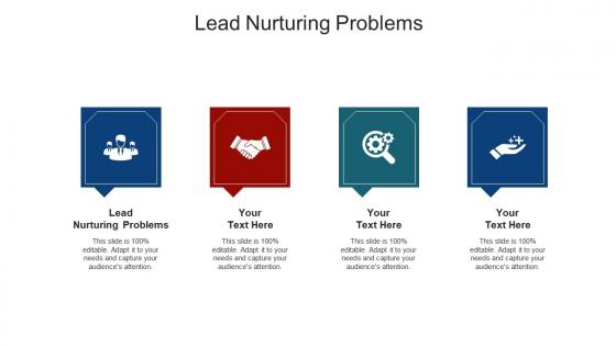 Lead nurturing problems ppt powerpoint presentation portfolio gridlines cpb