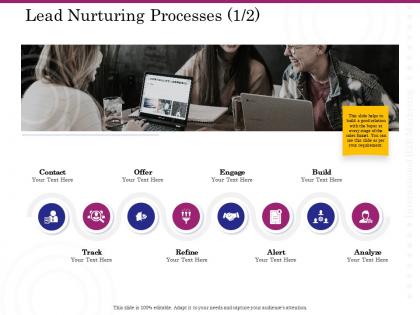 Lead nurturing processes track ppt powerpoint templates