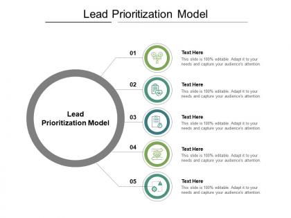 Lead prioritization model ppt powerpoint presentation model professional cpb