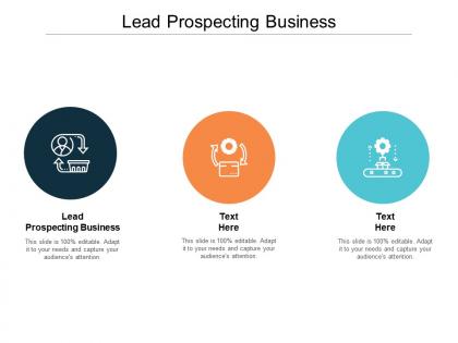 Lead prospecting business ppt powerpoint presentation infographic template graphics example cpb