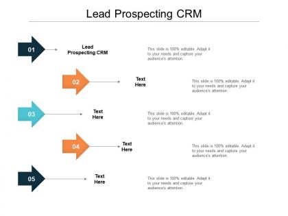 Lead prospecting crm ppt powerpoint presentation model layout ideas cpb