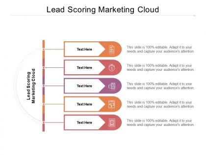 Lead scoring marketing cloud ppt powerpoint presentation pictures cpb