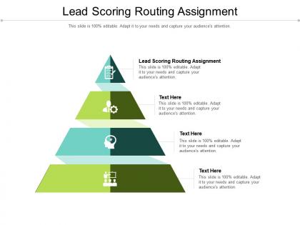 Lead scoring routing assignment ppt powerpoint presentation styles portfolio cpb