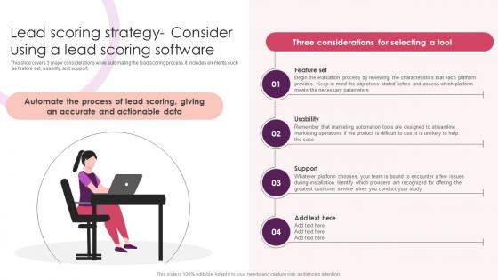 Lead Scoring Strategy Consider Using A Lead Streamlining Customer Lead Management Workflow