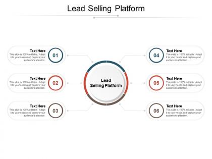 Lead selling platform ppt powerpoint presentation infographic template file formats cpb
