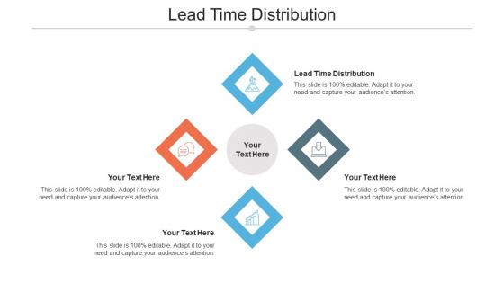 Lead Time Distribution Ppt Powerpoint Presentation Icon Picture Cpb