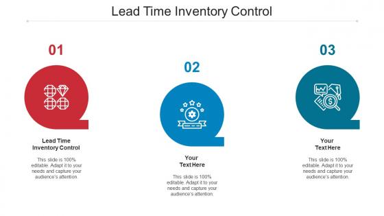 Lead Time Inventory Control Ppt Powerpoint Presentation Summary Design Cpb