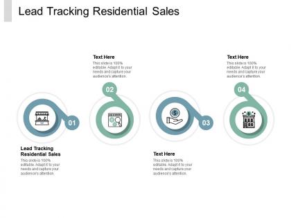 Lead tracking residential sales ppt powerpoint presentation infographic template picture cpb