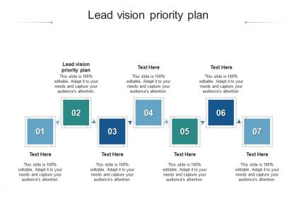 Lead vision priority plan ppt powerpoint presentation outline slides cpb