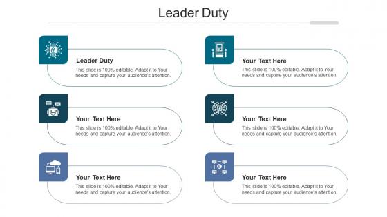Leader duty ppt powerpoint presentation show graphics example cpb