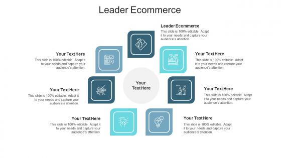 Leader ecommerce ppt powerpoint presentation gallery example introduction cpb