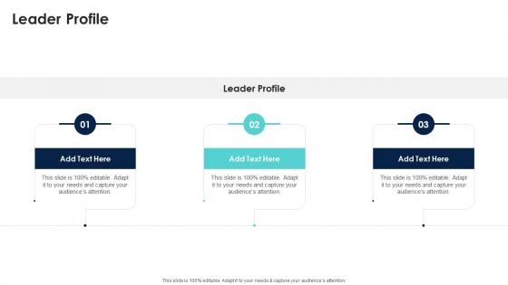 Leader Profile In Powerpoint And Google Slides Cpb