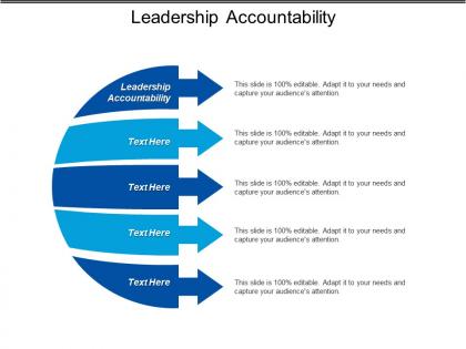 Leadership accountability ppt powerpoint presentation gallery slide download cpb