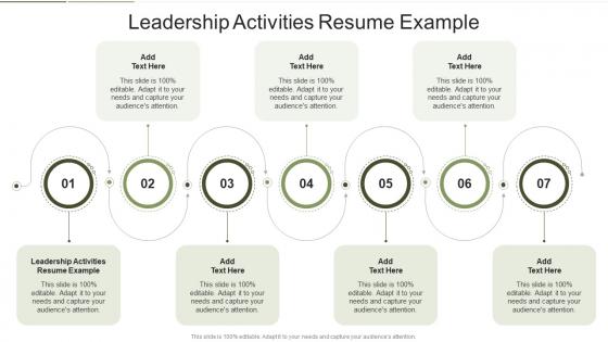 Leadership Activities Resume Example In Powerpoint And Google Slides Cpb