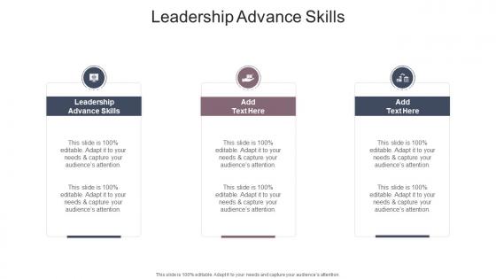 Leadership Advance Skills In Powerpoint And Google Slides Cpb
