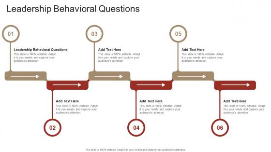 Leadership Behavioral Questions In Powerpoint And Google Slides Cpb