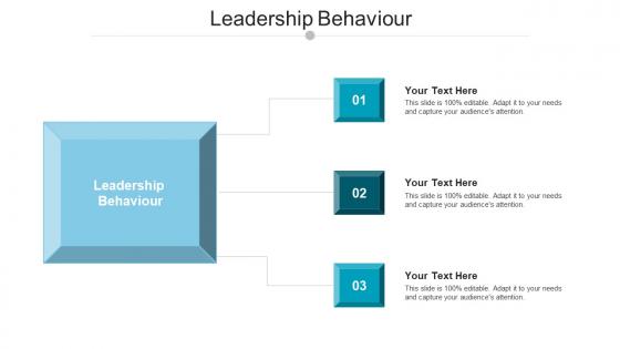 Leadership behaviour ppt powerpoint presentation portfolio good cpb