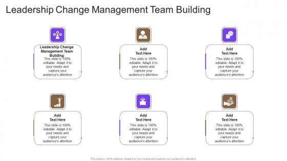 Leadership Change Management Team Building In Powerpoint And Google Slides Cpb