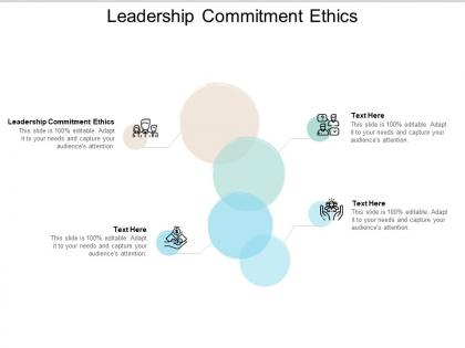 Leadership commitment ethics ppt powerpoint presentation styles cpb
