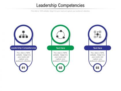 Leadership competencies ppt powerpoint presentation styles structure cpb