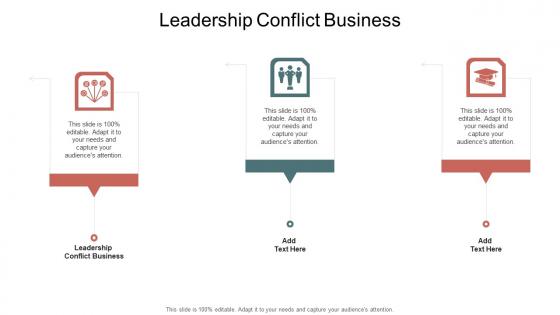 Leadership Conflict Business In Powerpoint And Google Slides Cpb