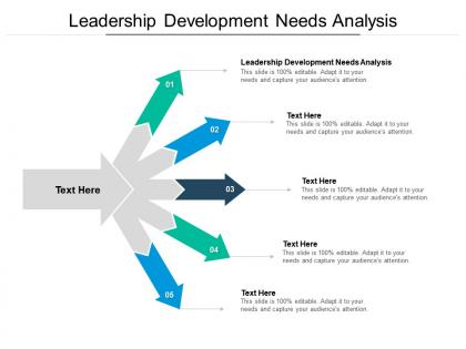 Leadership development needs analysis ppt powerpoint presentation model slide cpb