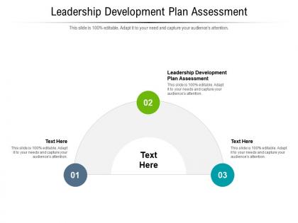 Leadership development plan assessment ppt powerpoint presentation pictures graphic tips cpb