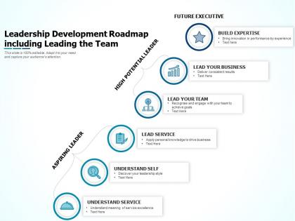 Leadership development roadmap including leading the team
