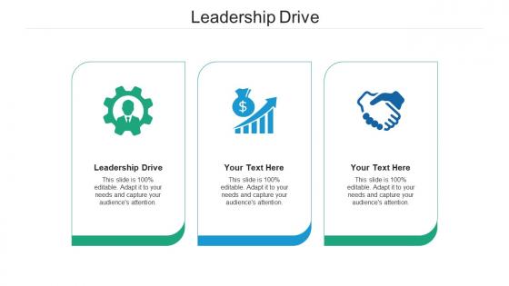Leadership drive ppt powerpoint presentation infographics background designs cpb