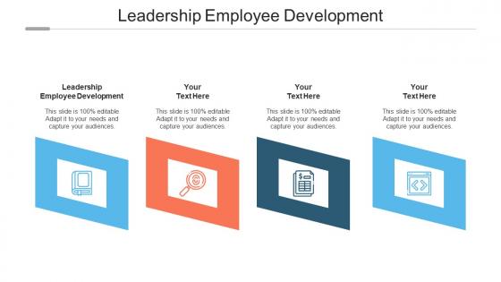 Leadership Employee Development Ppt Powerpoint Presentation Infographics Structure Cpb