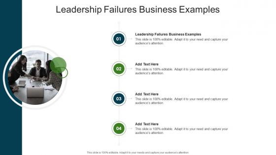 Leadership Failures Business Examples In Powerpoint And Google Slides Cpb