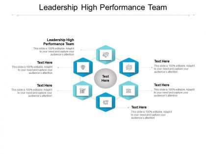 Leadership high performance team ppt powerpoint presentation professional graphic images cpb