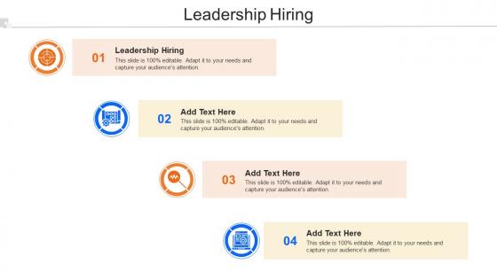 Leadership Hiring In Powerpoint And Google Slides Cpb