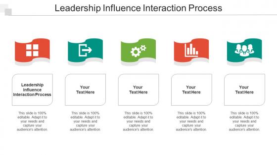 Leadership Influence Interaction Process Ppt Powerpoint Presentation Model Infographic Template Cpb
