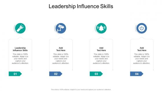 Leadership Influence Skills In Powerpoint And Google Slides Cpb