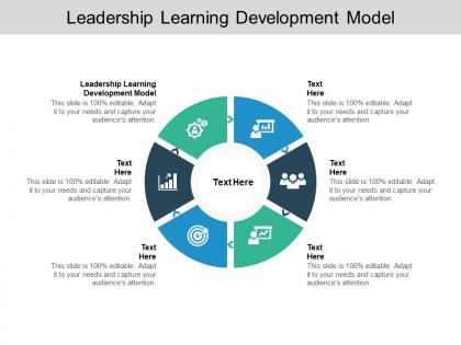 Leadership learning development model ppt powerpoint show cpb