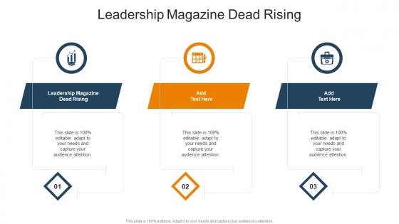 Leadership Magazine Dead Rising In Powerpoint And Google Slides Cpb