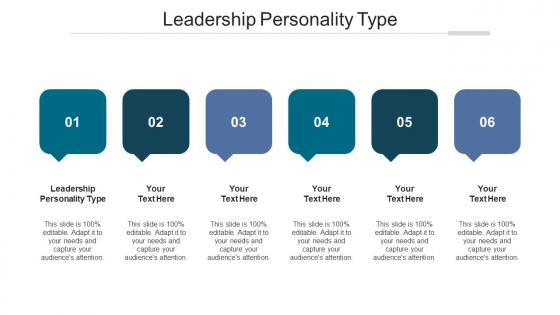 Leadership personality type ppt powerpoint presentation slides maker cpb