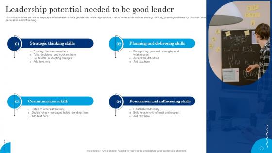 Leadership Potential Needed To Be Good Leader