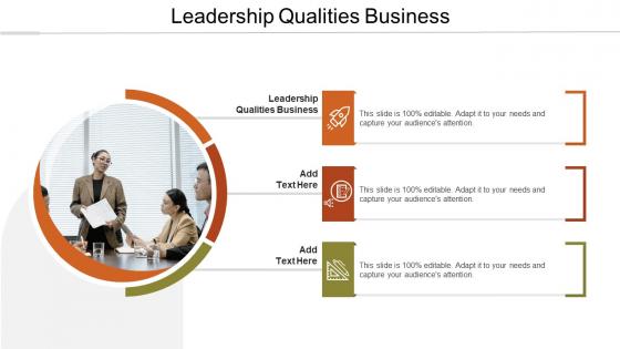 Leadership Qualities Business In Powerpoint And Google Slides Cpb