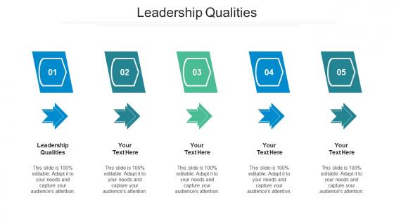 Leadership qualities ppt powerpoint presentation styles cpb