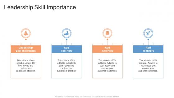 Leadership Skill Importance In Powerpoint And Google Slides Cpb