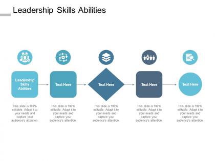 Leadership skills abilities ppt powerpoint presentation show clipart cpb