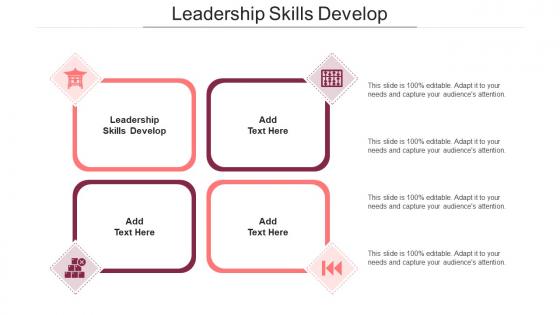 Leadership Skills Develop In Powerpoint And Google Slides Cpb