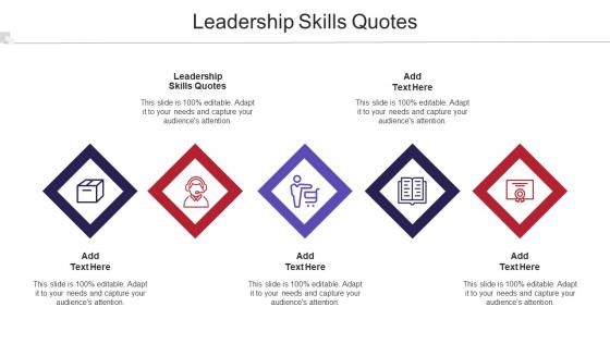 Leadership Skills Quotes Ppt Powerpoint Presentation File Styles Cpb