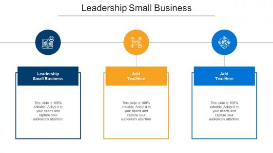 Leadership Small Business Ppt Powerpoint Presentation Layouts Summary Cpb